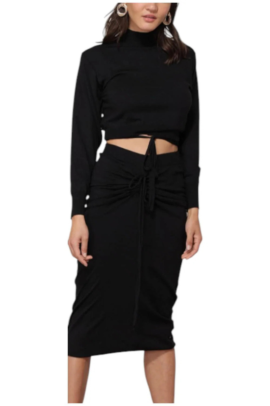 Line & Dot Women's Jolie Sweater Top Black - Regular
